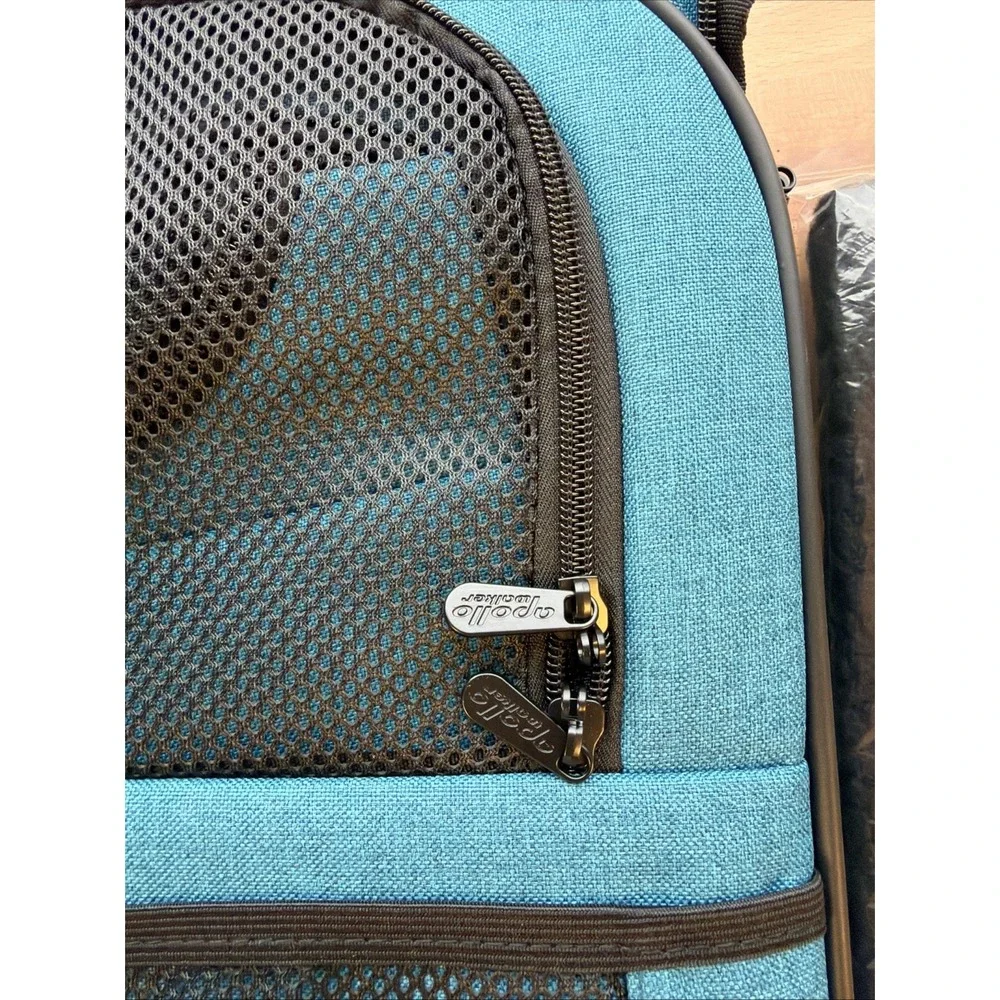 Apollo Walker Pet Carrier Backpack for Small Dog / Puppy or Sm/Med/Lg Cat ~ Teal
